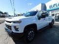 Summit White 2023 Chevrolet Silverado 2500HD Custom Crew Cab 4x4