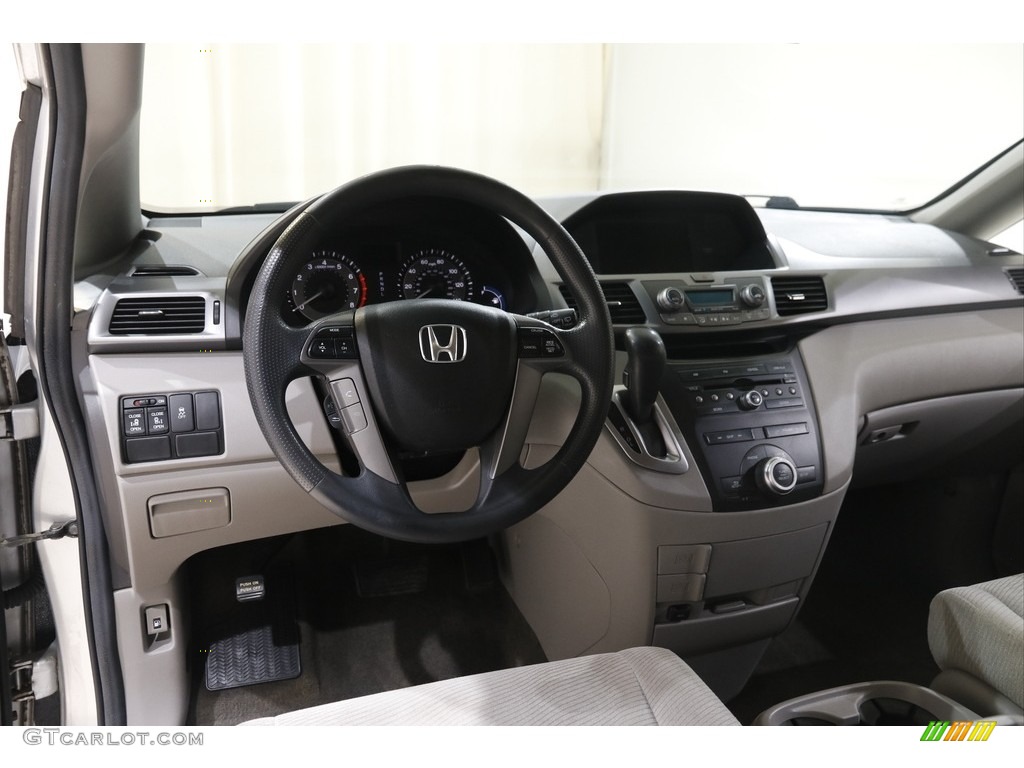 2013 Odyssey EX - Alabaster Silver Metallic / Gray photo #6