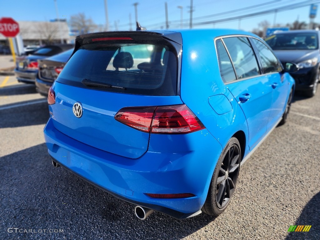 2021 Golf GTI SE - Cornflower Blue / Titan Black photo #5