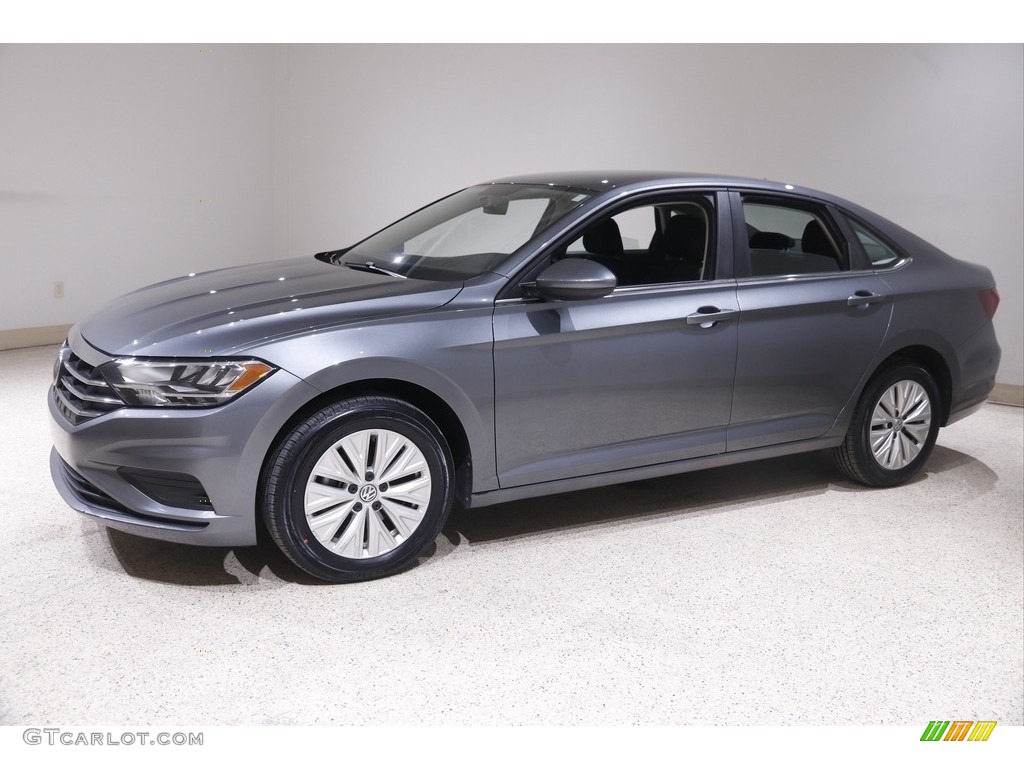 2020 Jetta S - Platinum Gray Metallic / Titan Black photo #3