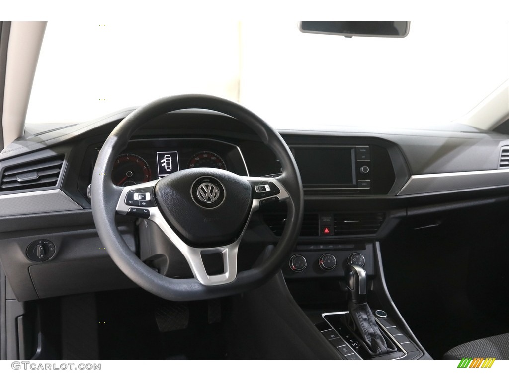 2020 Jetta S - Platinum Gray Metallic / Titan Black photo #6