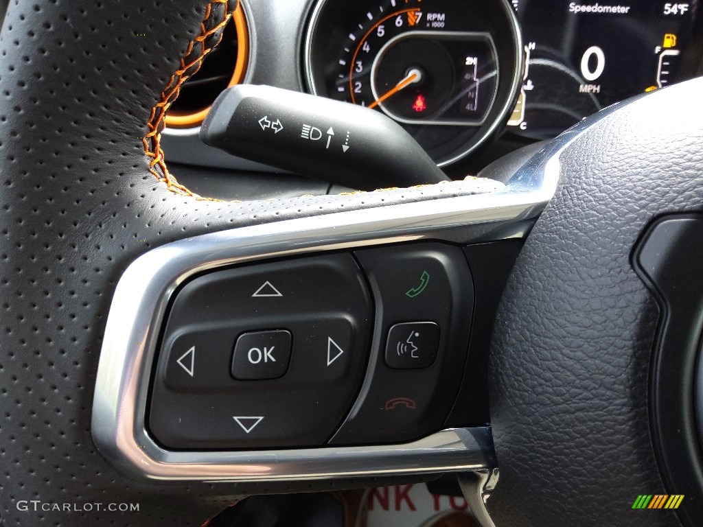 2023 Jeep Gladiator Mojave 4x4 Black Steering Wheel Photo #145742662