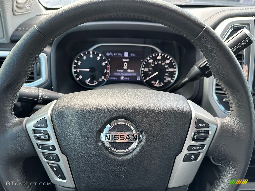 2020 Nissan Titan SL Crew Cab 4x4 Steering Wheel Photos