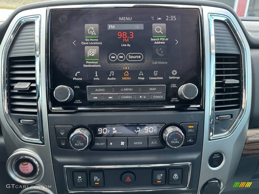 2020 Nissan Titan SL Crew Cab 4x4 Controls Photos