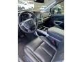 2020 Nissan Titan Black Interior Front Seat Photo