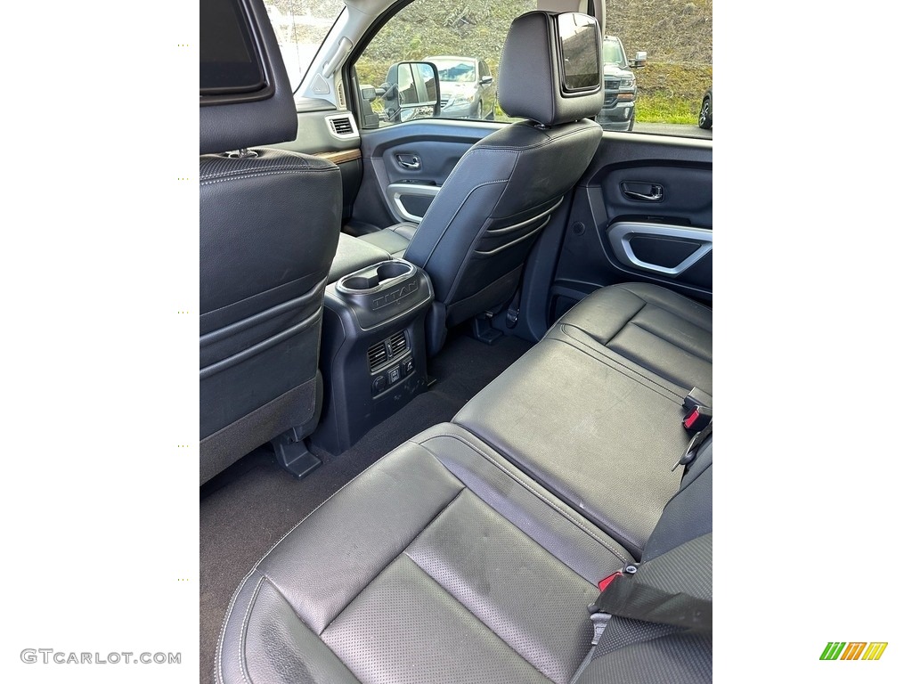 2020 Nissan Titan SL Crew Cab 4x4 Rear Seat Photos