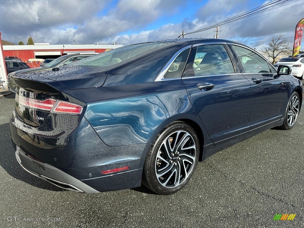 2020 MKZ Hybrid Reserve - Rhapsody Blue Metallic / Cappuccino photo #6