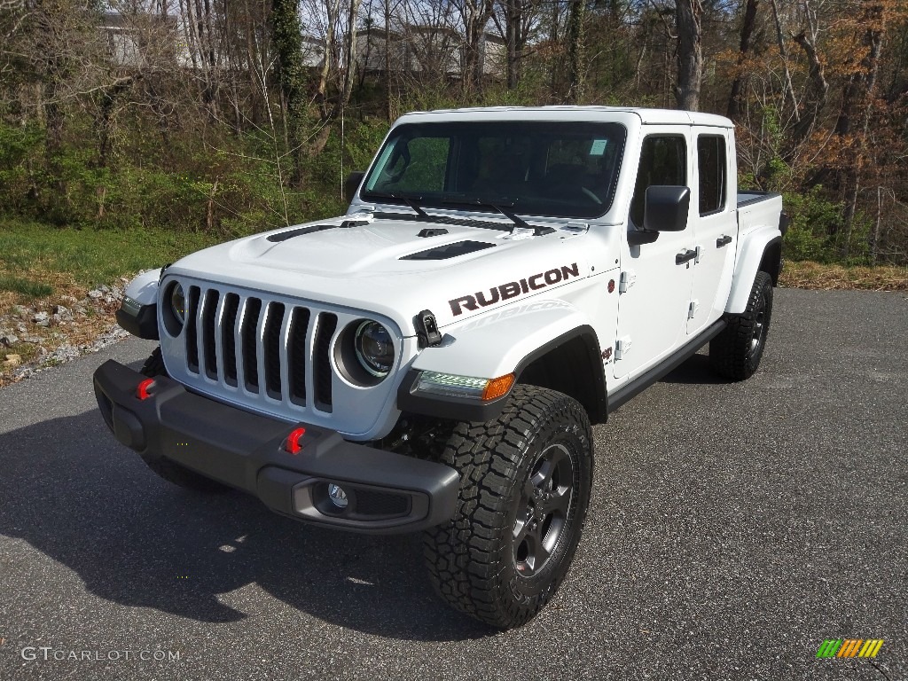 2023 Gladiator Rubicon 4x4 - Bright White / Dark Saddle/Black photo #2