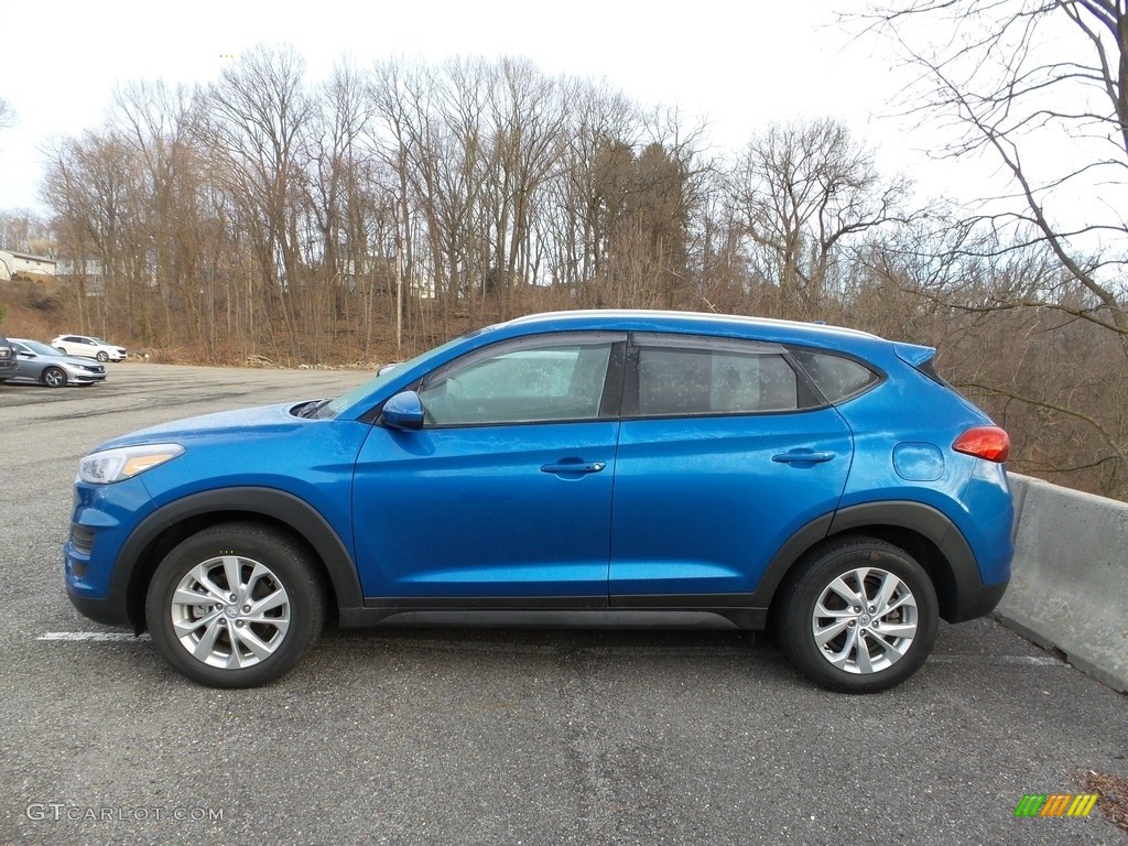 2020 Tucson Value AWD - Aqua Blue / Black photo #2