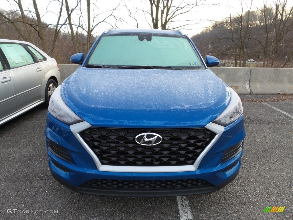 2020 Tucson Value AWD - Aqua Blue / Black photo #3