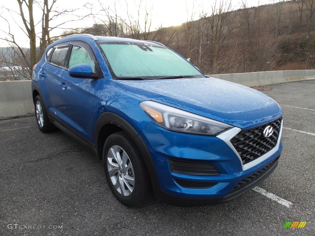 2020 Tucson Value AWD - Aqua Blue / Black photo #4