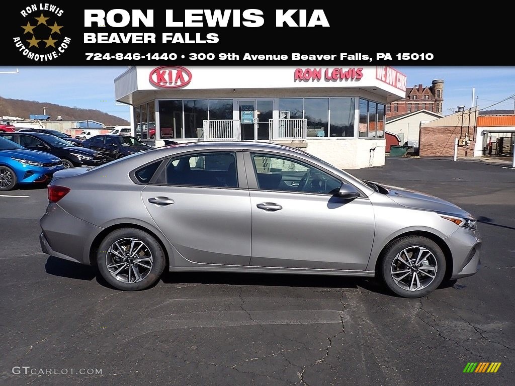 2023 Forte LXS - Steel Gray / Black photo #1