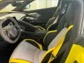Sky Cool Gray/­Strike Yellow Interior Photo for 2022 Chevrolet Corvette #145743717