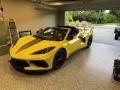 Accelerate Yellow Metallic 2022 Chevrolet Corvette IMSA GTLM Championship C8.R Edition Exterior