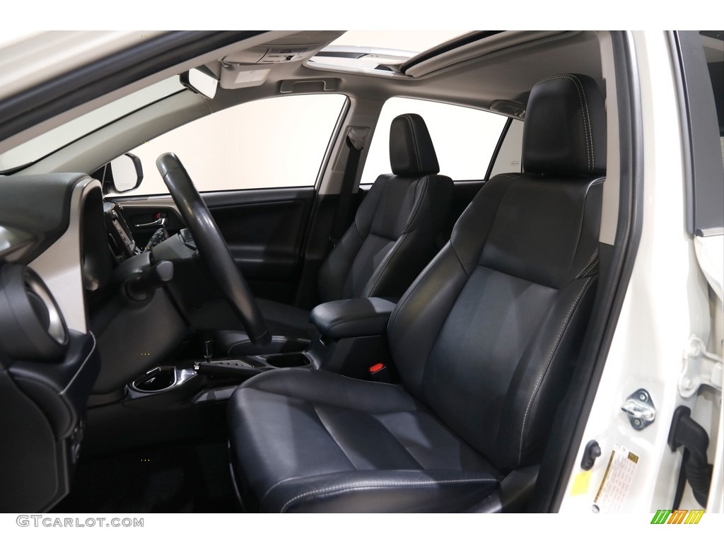 2018 RAV4 Limited AWD - Blizzard White Pearl / Black photo #5
