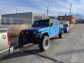 2022 Hydro Blue Pearl Jeep Gladiator Willys 4x4  photo #5