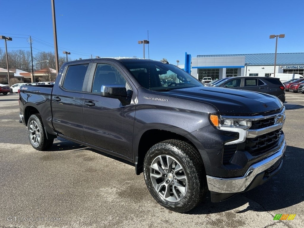 2023 Silverado 1500 LT Crew Cab 4x4 - Dark Ash Metallic / Jet Black photo #4