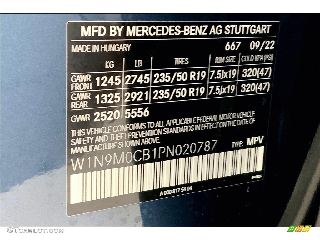 2023 EQB Color Code 667 for Denim Blue Metallic Photo #145745685