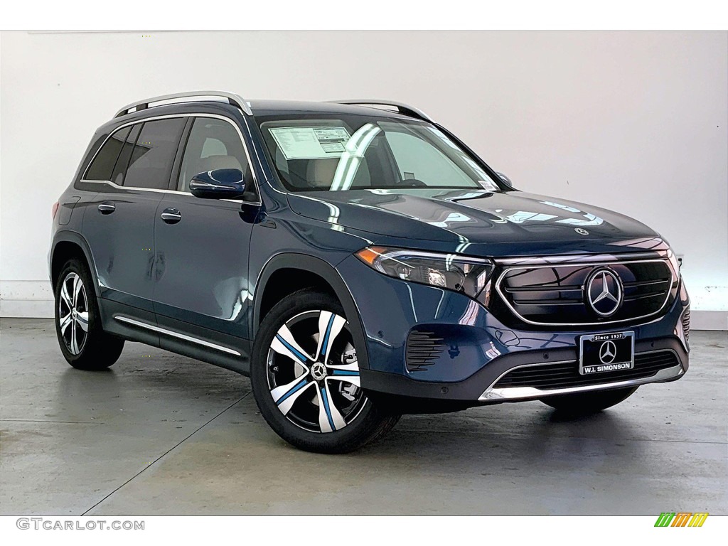Denim Blue Metallic 2023 Mercedes-Benz EQB 250 Exterior Photo #145745694