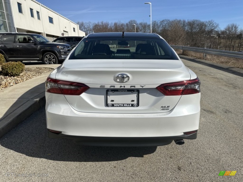 2023 Camry XLE AWD - Wind Chill Pearl / Black photo #8