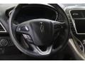 2016 Lincoln MKX Ebony Interior Steering Wheel Photo