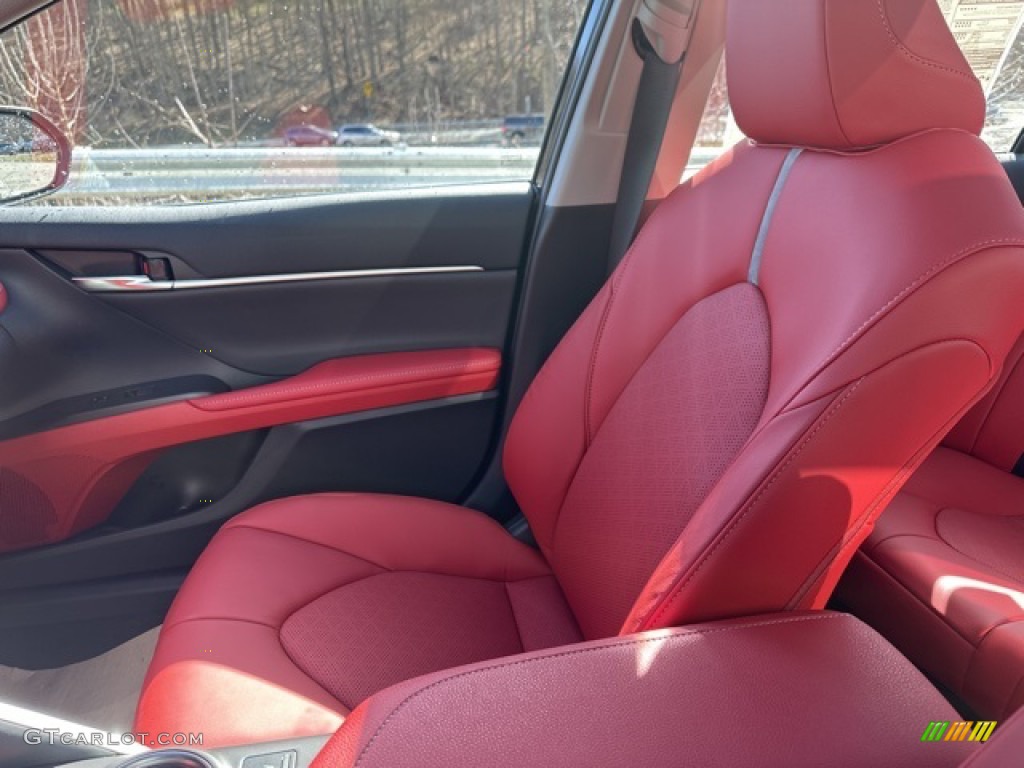 Cockpit Red Interior 2023 Toyota Camry XSE Photo #145746382