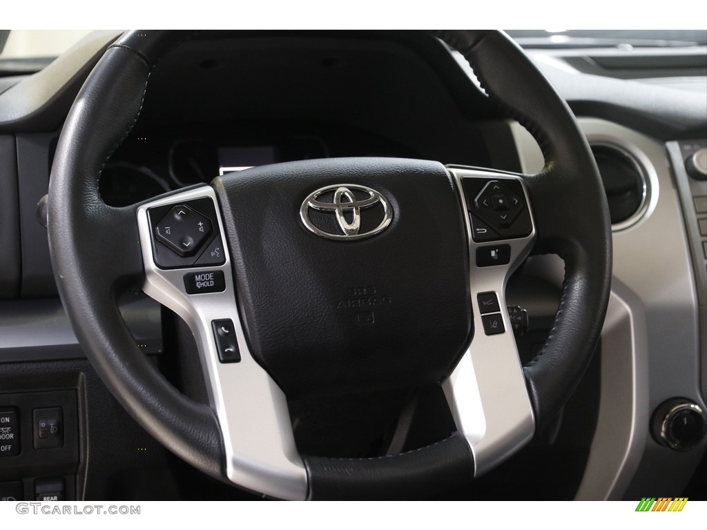 2021 Toyota Tundra TRD Pro CrewMax 4x4 Black Steering Wheel Photo #145747060