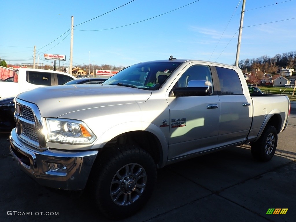 2017 2500 Laramie Crew Cab 4x4 - Bright Silver Metallic / Black photo #1