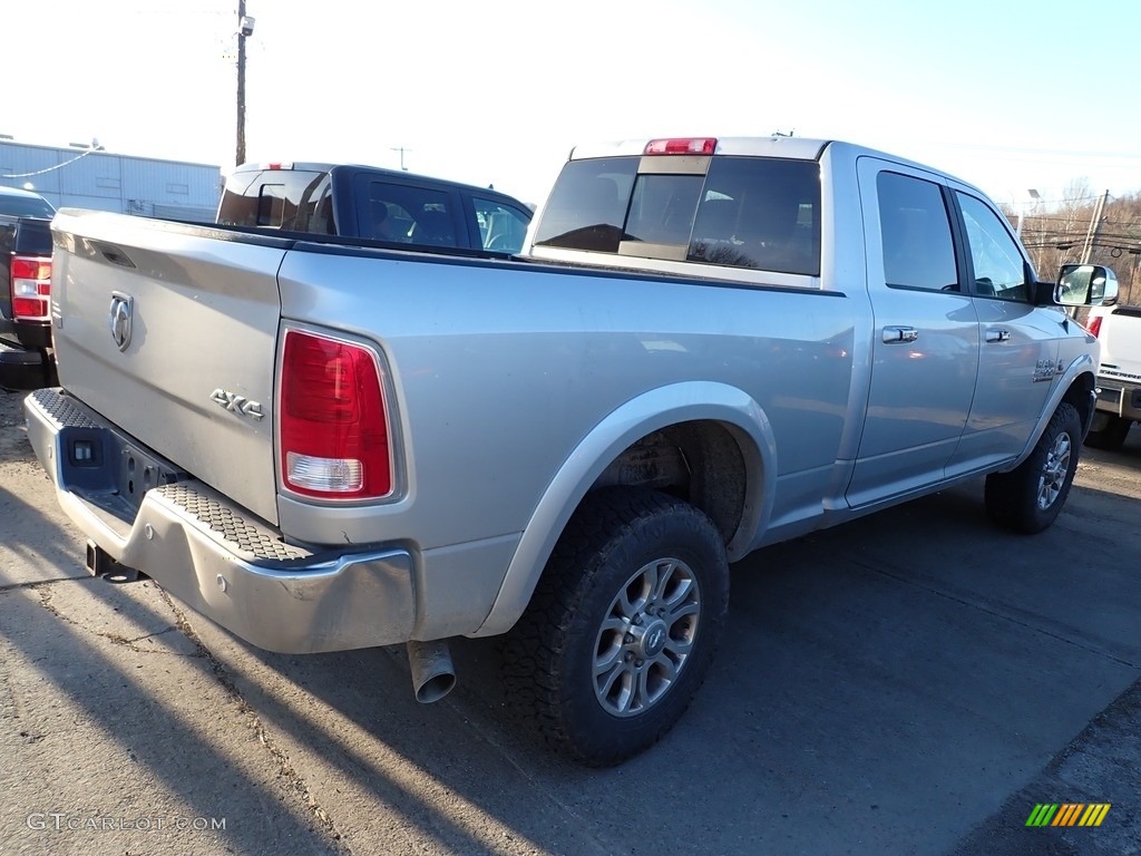 2017 2500 Laramie Crew Cab 4x4 - Bright Silver Metallic / Black photo #3