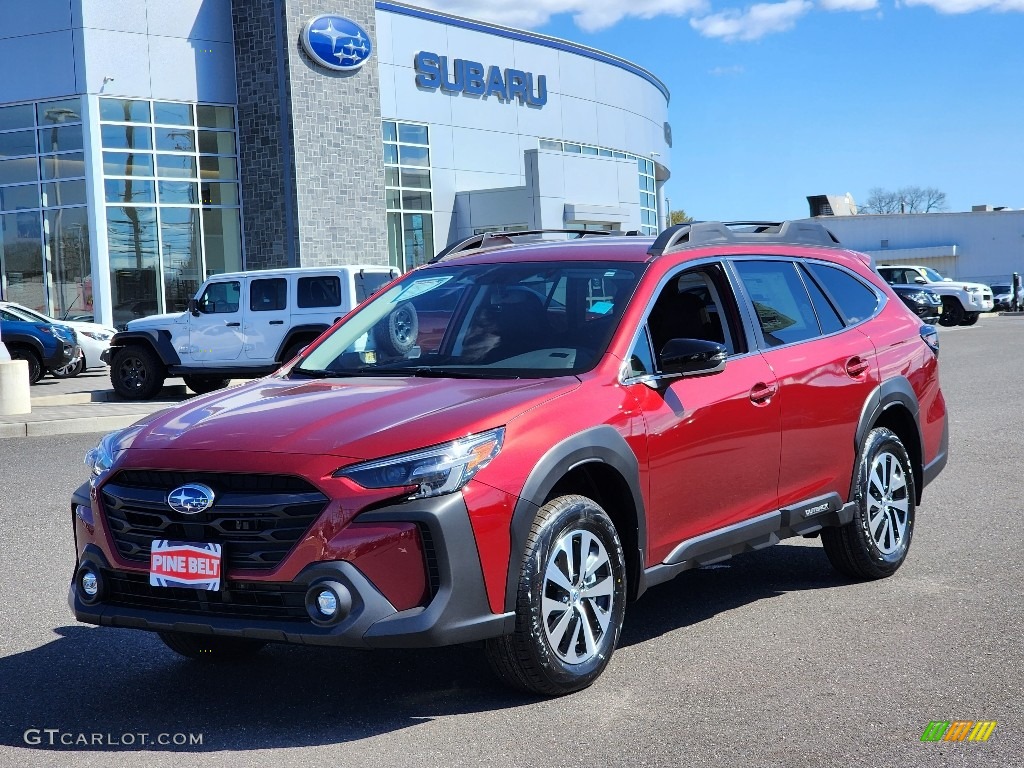 2023 Outback 2.5i Premium - Crimson Red Pearl / Slate Black photo #1