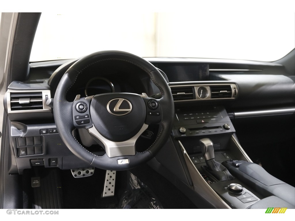 2015 Lexus IS 350 F Sport AWD Black Dashboard Photo #145749163