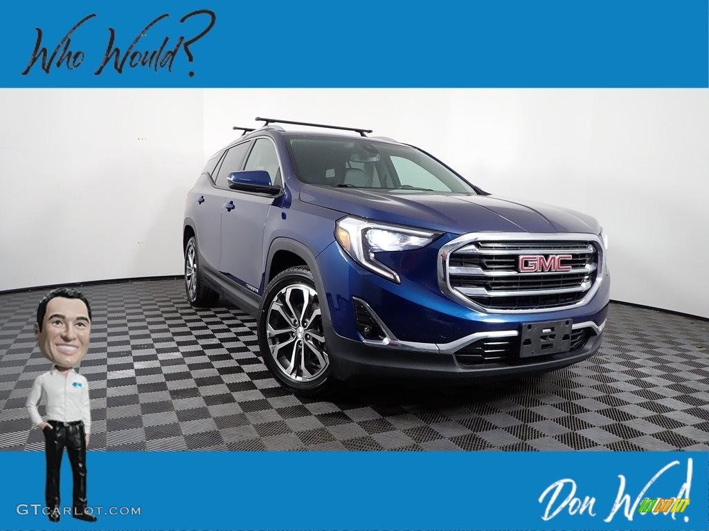 2020 Terrain SLT AWD - Blue Emerald Metallic / Medium Ash Gray/Jet Black photo #1