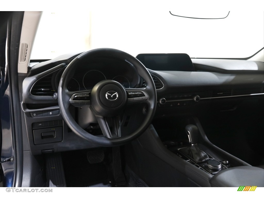 2020 MAZDA3 Sedan - Deep Crystal Blue Mica / Black photo #6