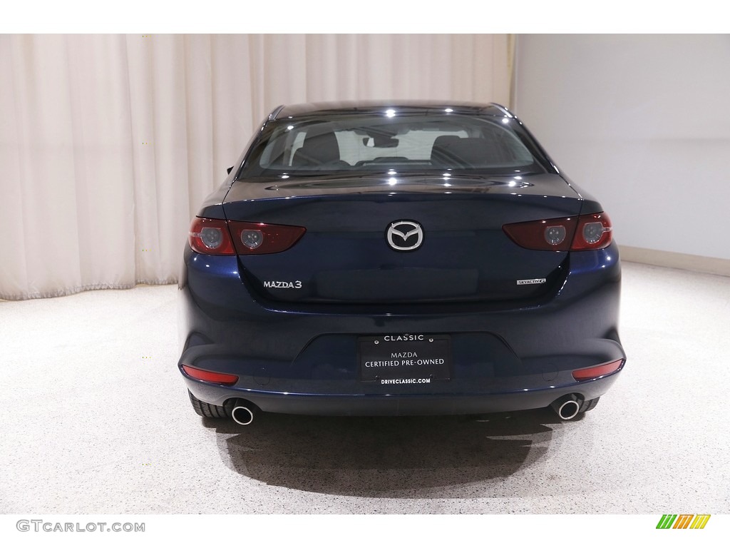 2020 MAZDA3 Sedan - Deep Crystal Blue Mica / Black photo #17