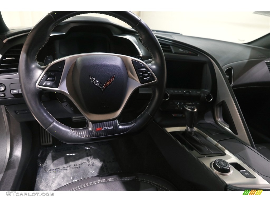 2016 Corvette Z06 Coupe - Shark Gray Metallic / Jet Black photo #7