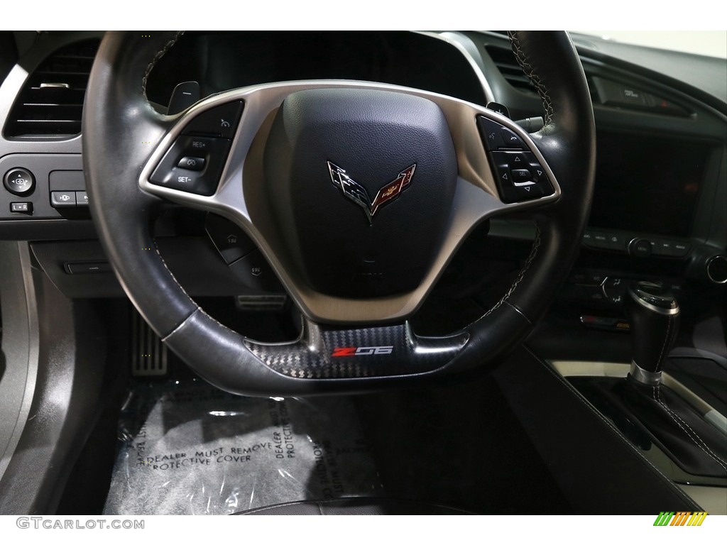 2016 Corvette Z06 Coupe - Shark Gray Metallic / Jet Black photo #8