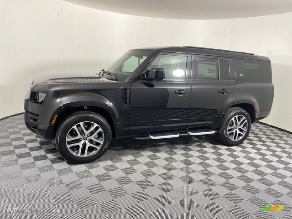 Santorini Black Metallic 2023 Land Rover Defender 130 X-Dynamic SE Exterior Photo #145751560