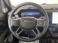Ebony 2023 Land Rover Defender 130 X-Dynamic SE Steering Wheel
