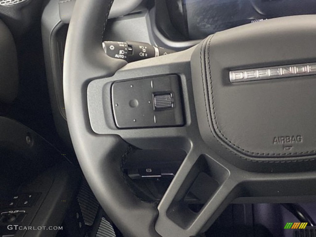 2023 Land Rover Defender 130 X-Dynamic SE Ebony Steering Wheel Photo #145751767