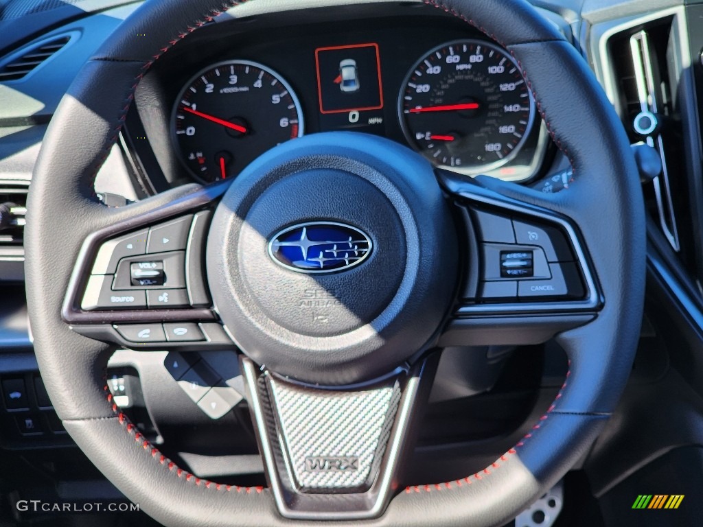2022 Subaru WRX Premium Carbon Black Steering Wheel Photo #145752136