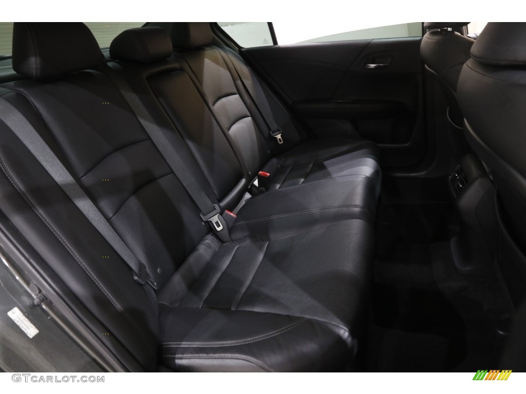2014 Accord EX-L V6 Sedan - Hematite Metallic / Black photo #17