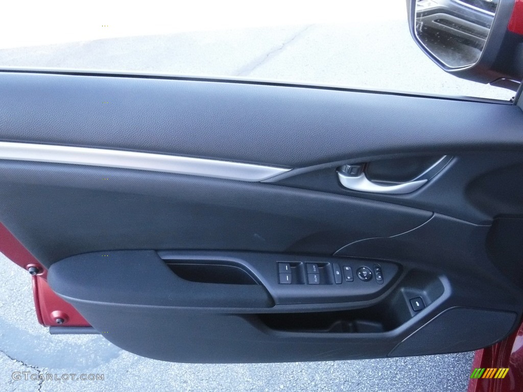 2020 Civic LX Sedan - Molten Lava Pearl / Black photo #11