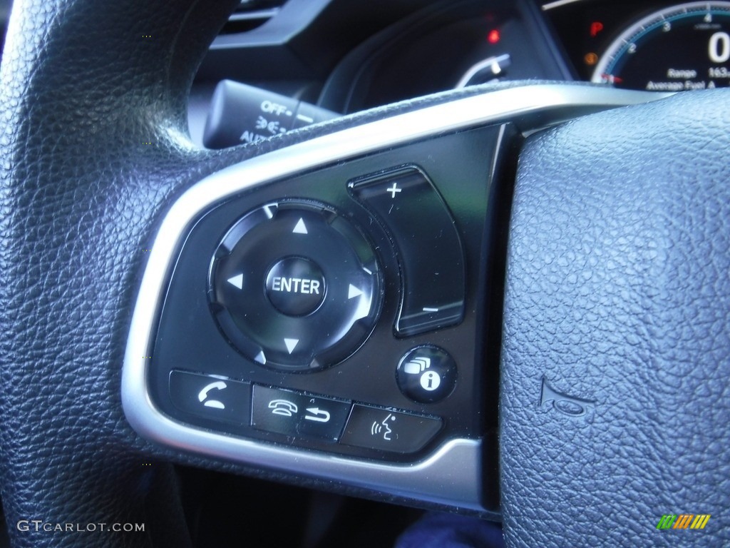 2020 Civic LX Sedan - Molten Lava Pearl / Black photo #18