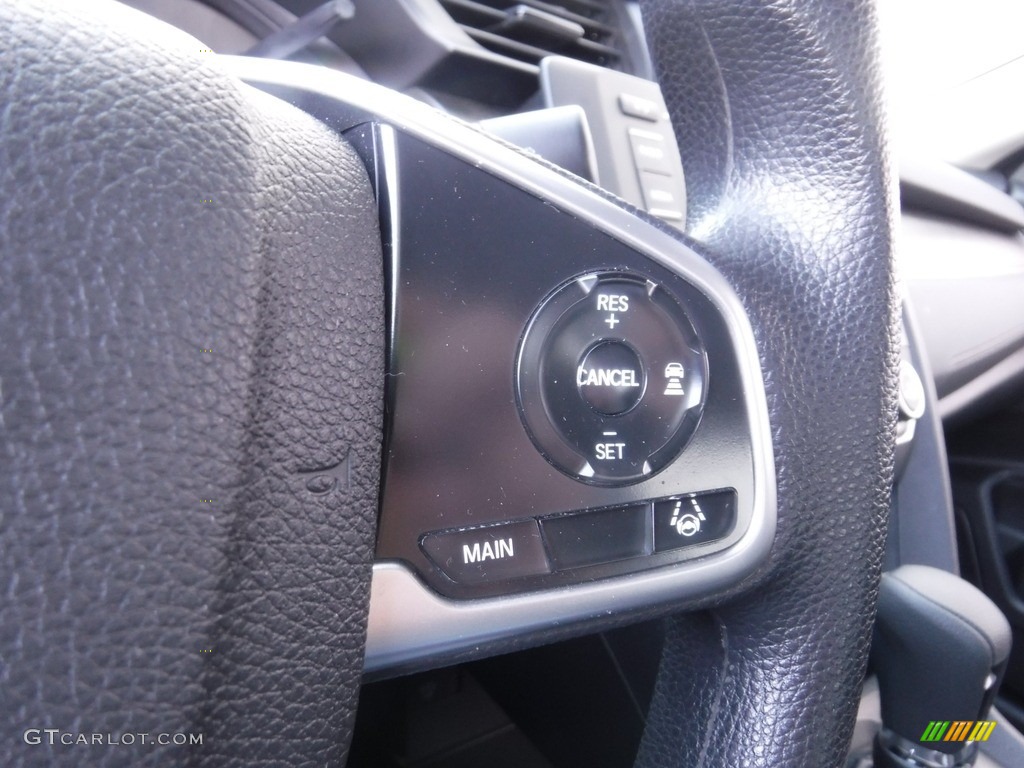 2020 Civic LX Sedan - Molten Lava Pearl / Black photo #19