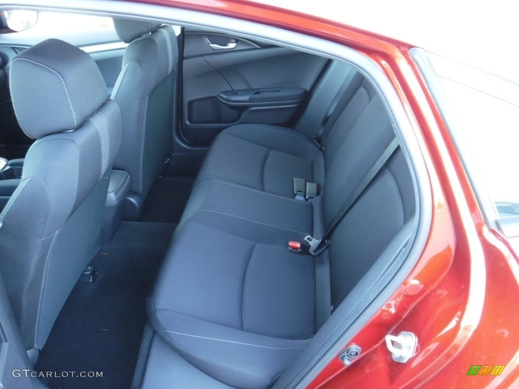 2020 Civic LX Sedan - Molten Lava Pearl / Black photo #22