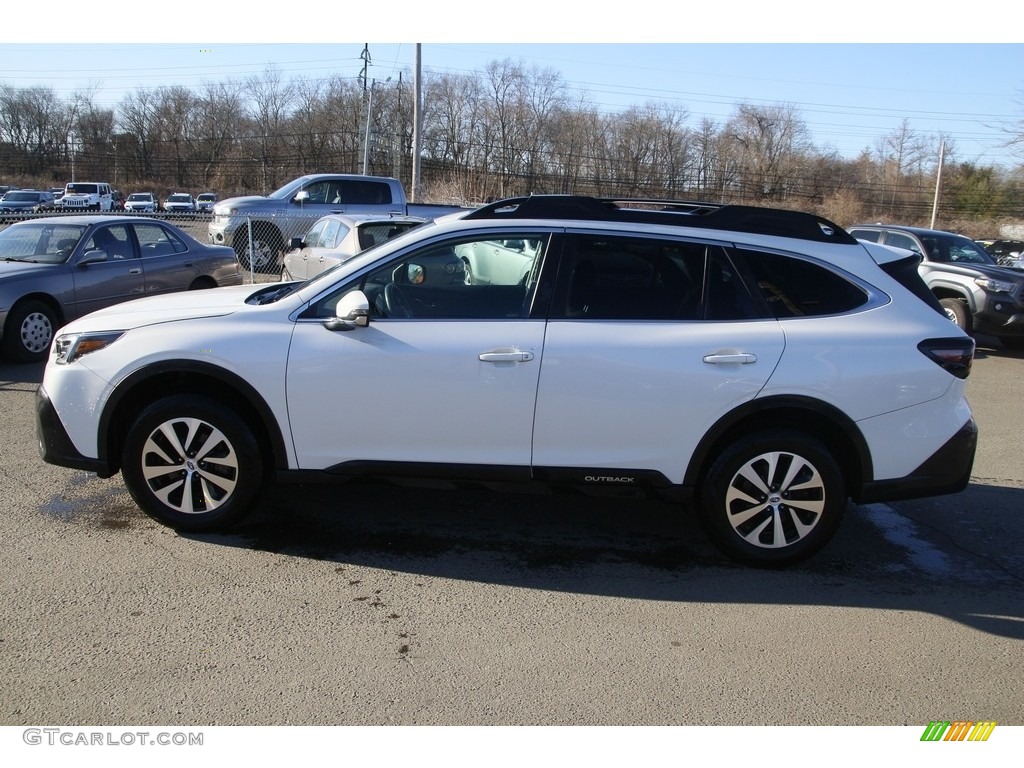 2020 Outback 2.5i Premium - Crystal White Pearl / Slate Black photo #8