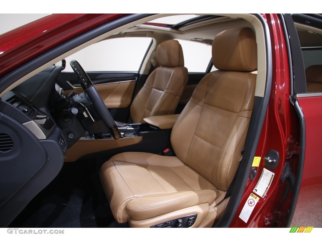 2014 GS 350 AWD - Riviera Red / Flaxen photo #5