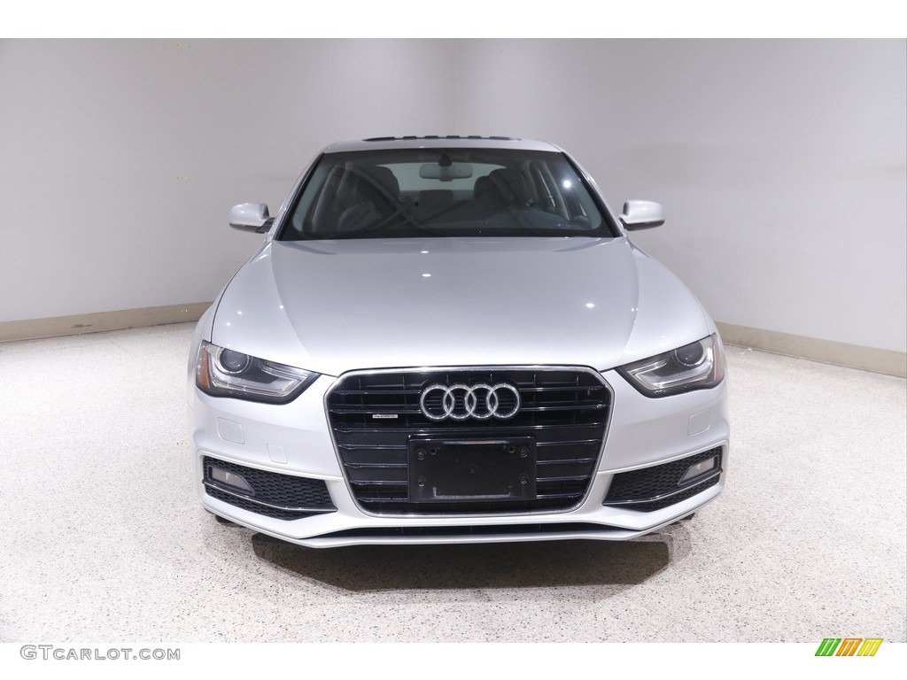 2014 A4 2.0T quattro Sedan - Ice Silver Metallic / Black photo #2