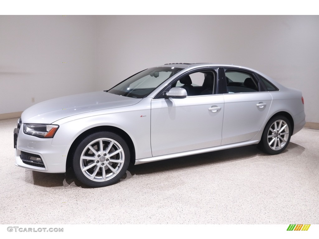 2014 A4 2.0T quattro Sedan - Ice Silver Metallic / Black photo #3