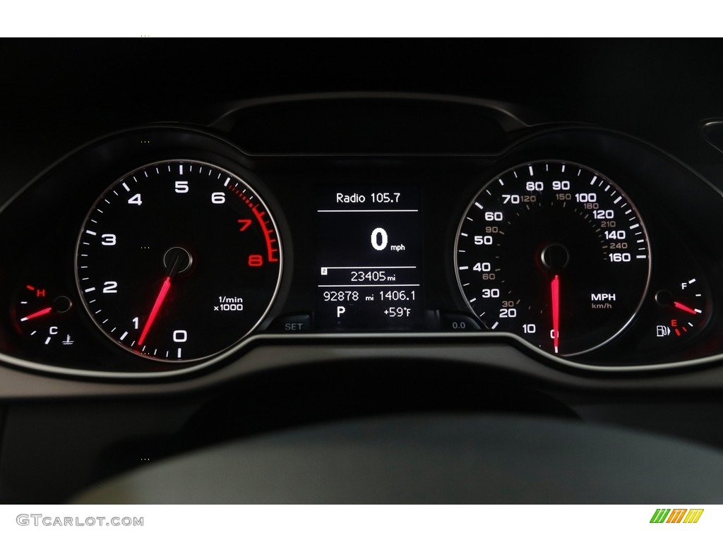 2014 A4 2.0T quattro Sedan - Ice Silver Metallic / Black photo #8